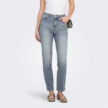 ONLY EMILY STRETCH HW ST AK DNM DOT321 SPECIEL BLUE GREY DENIM - 15283928